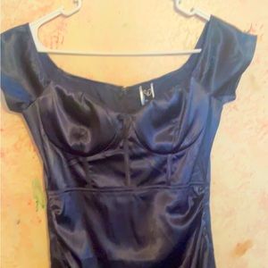 Off the shoulder dark blue dress from Windsor in large.